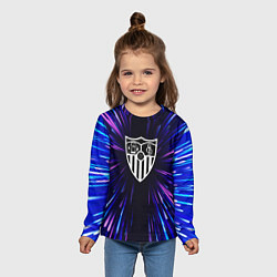 Лонгслив детский Sevilla neon energy, цвет: 3D-принт — фото 2