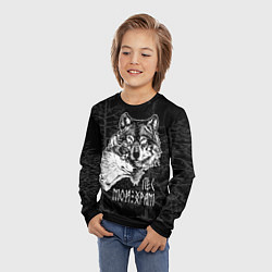 Лонгслив детский Лес - мой храм, цвет: 3D-принт — фото 2
