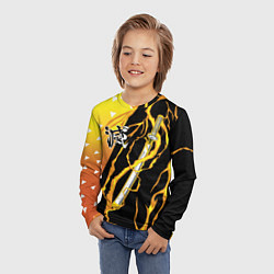 Лонгслив детский Zenitsu Agatsuma - Kisatsutai, цвет: 3D-принт — фото 2