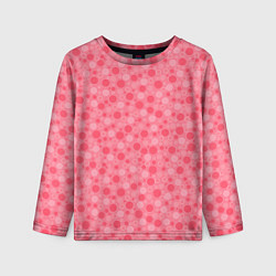 Детский лонгслив Красные коралловые пузыри