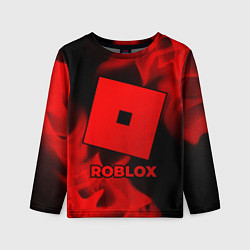 Лонгслив детский Roblox - red gradient, цвет: 3D-принт