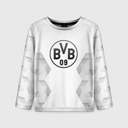 Лонгслив детский Borussia white poly, цвет: 3D-принт