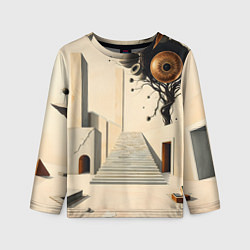 Лонгслив детский Архитектурный сюр, цвет: 3D-принт