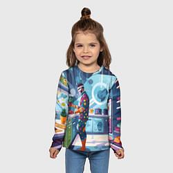 Лонгслив детский Здоровое питание, цвет: 3D-принт — фото 2