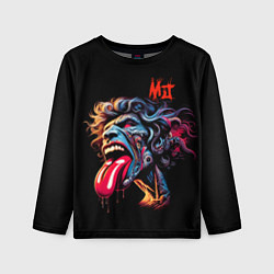 Лонгслив детский Mick Jagger - Rolling Stones, цвет: 3D-принт