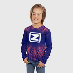 Лонгслив детский Zotye red energy, цвет: 3D-принт — фото 2
