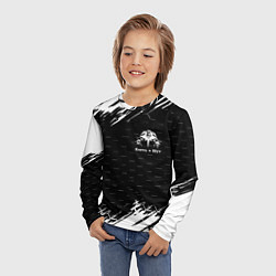 Лонгслив детский Король и шут краски броня, цвет: 3D-принт — фото 2