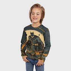 Лонгслив детский Бэтмен крадется, цвет: 3D-принт — фото 2