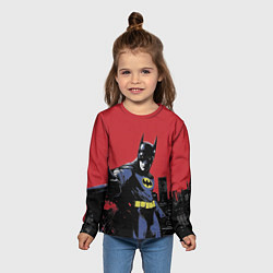 Лонгслив детский Бэтмен показывает класс, цвет: 3D-принт — фото 2