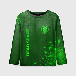 Лонгслив детский Dead Space - green gradient вертикально, цвет: 3D-принт