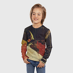 Лонгслив детский Бэтмен ретро стиль, цвет: 3D-принт — фото 2