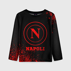 Лонгслив детский Napoli - red gradient, цвет: 3D-принт