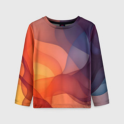 Лонгслив детский Летящая вуаль, цвет: 3D-принт