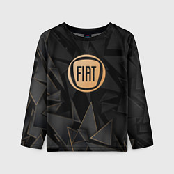 Лонгслив детский Fiat golden poly, цвет: 3D-принт