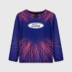 Лонгслив детский Ford red energy, цвет: 3D-принт