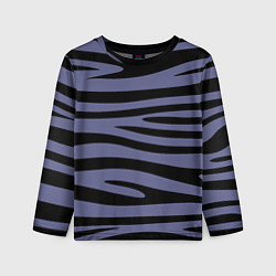 Лонгслив детский Морские полоски, цвет: 3D-принт