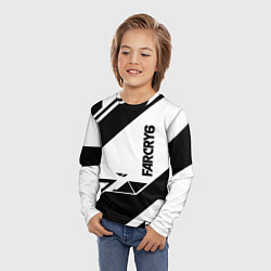 Лонгслив детский Farcry6 геометрия полосы, цвет: 3D-принт — фото 2