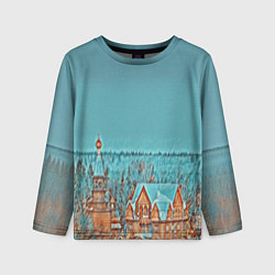 Лонгслив детский Терем в лесу, цвет: 3D-принт