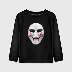 Лонгслив детский Маска из пилы, цвет: 3D-принт