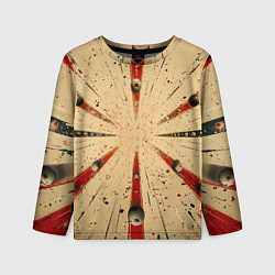 Лонгслив детский Мишень с шарами для боулинга, цвет: 3D-принт