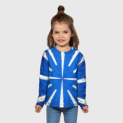 Лонгслив детский Синяя мишень, цвет: 3D-принт — фото 2