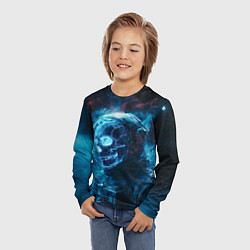 Лонгслив детский Скелет американского космонавта, цвет: 3D-принт — фото 2