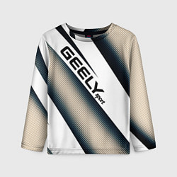 Лонгслив детский Geely sport полосы, цвет: 3D-принт