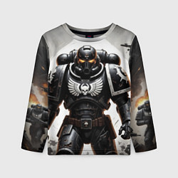 Лонгслив детский Warhammer 40k космодесант, цвет: 3D-принт