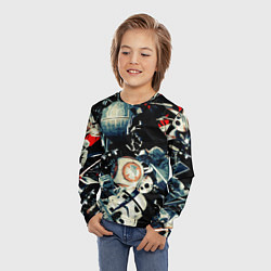 Лонгслив детский Звездные войны персонажи, цвет: 3D-принт — фото 2