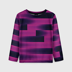 Лонгслив детский Color pink square, цвет: 3D-принт