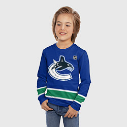 Лонгслив детский Vancouver Canucks - NHL team, цвет: 3D-принт — фото 2