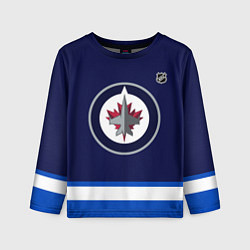 Лонгслив детский Winnipeg Jets - NHL team, цвет: 3D-принт