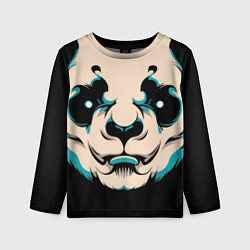 Лонгслив детский Взгляд панды, цвет: 3D-принт