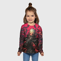 Лонгслив детский Колючая маска, цвет: 3D-принт — фото 2
