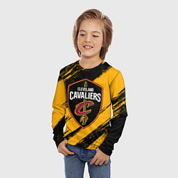 Лонгслив детский Cleveland Cavaliers NBA, цвет: 3D-принт — фото 2