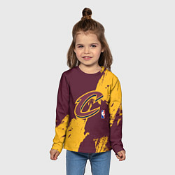 Лонгслив детский Cleveland Cavaliers NBA team, цвет: 3D-принт — фото 2