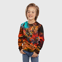 Лонгслив детский Лман Русс примарх Космических Волков, цвет: 3D-принт — фото 2