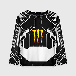 Детский лонгслив Monster energy geometry