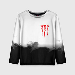 Детский лонгслив Monster energy splash smoke