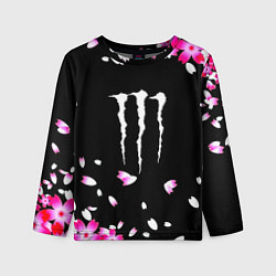 Детский лонгслив Monster energy sakura