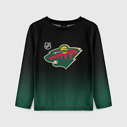 Детский лонгслив Миннесота Уайлд - градиент