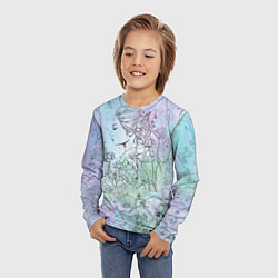 Лонгслив детский Скетч японские дорамы, цвет: 3D-принт — фото 2