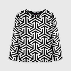 Лонгслив детский Кубическая абстракция, цвет: 3D-принт