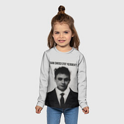 Лонгслив детский Вам снился этот человек мем, цвет: 3D-принт — фото 2