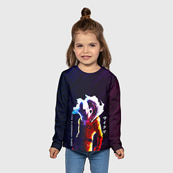 Лонгслив детский Anime OPM Saitama The Strongest Hero, цвет: 3D-принт — фото 2