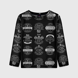 Лонгслив детский Easter holidays, цвет: 3D-принт