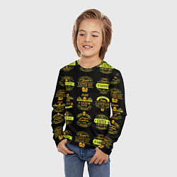 Лонгслив детский Easter holidays, цвет: 3D-принт — фото 2