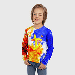 Лонгслив детский Doom битва огня, цвет: 3D-принт — фото 2