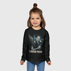 Лонгслив детский Chester Bennington - Angel, цвет: 3D-принт — фото 2