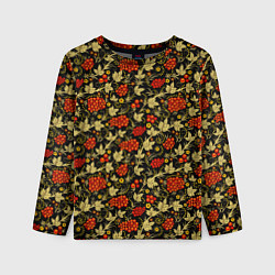 Детский лонгслив Традиционный русский узор